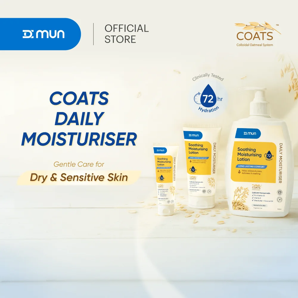 COATS Daily Moisturiser full range with 72-hour hydration